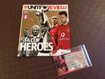 CR7 First FA Cup Goal-Manchester United v Manchester City-Ticket & Programme