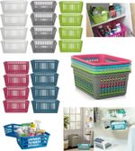 Plastic Pack Of 10 Handy Baskets School Office Kitchen Pharmacy Storage Basket