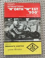 North West 200 International Road Races Programme 1976 . Mick Grant cover.