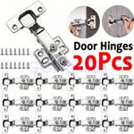 20x Soft Close Kitchen Cupboard Cabinet Door Hinges Slow Shut Full overlay 35mm