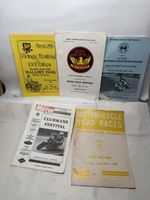 x5 Vintage Motorcycle Racing Programmes Mallory Donington Darley Moor 1982-83