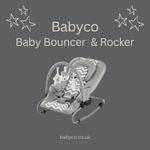 Babyco - Stars Baby Rocker  Baby Bouncer Adjustable back rest