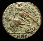 Constantius Gallus AE2 nummus FEL TEMP REPARATIO, Nicomedia 351-352AD