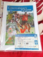 Cwmbran v Celtic & Ticket  12/8/1999 Uefa Cup (4)