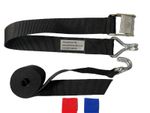 38mm CAM STRAP  WEBBED WITH  CLAW HOOKS - variations Lashing Luggage Tie Down