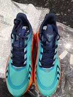 HOKA Mach X Men’s Running Trainers EU 44 Blue/Orange Breathable Mesh