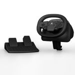 DOYO Wireless Racing Wheel and Floor Pedals With Vibration for PC/P4/P3