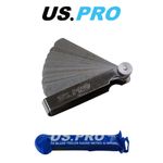US PRO 32 Blade Leaf Dual Marked Metric and Imperial Feeler Gauge 5867
