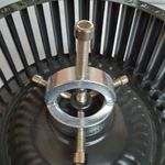 Steel Range Hood Fan Puller Durable Wind Wheel Removal Hand Tool Silver Metal