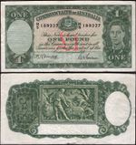 (NL) Australia. One Pound (1942) (WPM 26b) H/5 189227 Crisp Good Fine+.