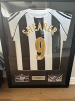 Alan Shearer Newcastle United No. 9 Signed Shirt Framed Display Photos
