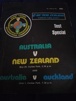 AUSTRALIA V NEW ZEALAND RL INTERNATIONAL CHAMPIONSHIP CARLAW PARK 29TH MAY 1977 