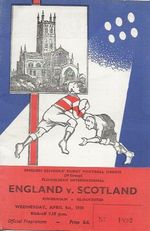 England Schools v Scotland Schools Floodlight International 1st April 1970