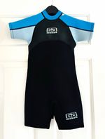 Banana Bite Children’s Shortie Wetsuits Shorties Size 7-8YR