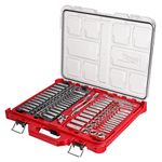 106-Piece Ratchet and Socket Set in PACKOUT; 1/4" - 3/8" SAE-MM MLW48-22-9486