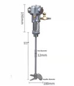 Pneumatic Mixer, Industrial Lift-Type Paint Mixer, Small-Scale Liquid Disperser