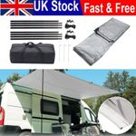 Camping Sunshade Canopy Awning for Motorhome Van Campervan Waterproof 3x2.4m