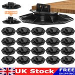20X Adjustable Decking Pedestal Riser Foot Bearing Support 18mm-30mm Adjustable