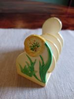 Vintage 1930s Art Deco Carlton Ware Ceramic Buttercup Toast Rack in Yellow VGC