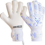 Eagle Strike Goalkeeper Gloves 4mm German Giga Latex Finger Protection Size 5-11