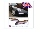 2004-2009 PORSCHE 911 997 Gen 1 - LED Daytime DRL Bumper Lights Lamps - UK STOCK