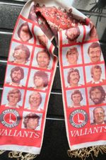 CHARLTON ATHLETIC VINTAGE FOOTBALL SCARF 1970's