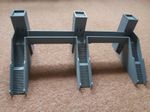 OO Gauge Model Railway Station Platform Footbridge with Lifts Double Walkway