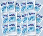50x Purell Anti-Bac Hand Wipes Individually Wrapped Wet Sanitiser Cleaning Pack
