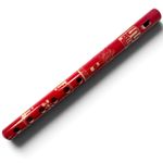 Handmade Peruvian Bamboo Flute 25cm Painted Tribal Wooden Recorder Gift