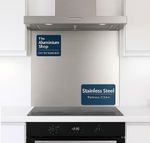 Stainless Steel Kitchen Splashback 0.9mm Thick Brushed Finish Various Sizes