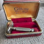 Superb Vintage 1950’s Gillette No 58 “Aristocrat” Safety Razor Set