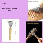 Hair Brush Cleaner Tool, Comb Cleaning Claw Hair Remover for Hairbrush Styling