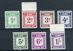 Solomon Islands KGVI 1940 Postage due SG.D1/8 MNH