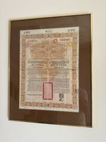 100 Pound Denominated Bond of 1898 Anglo-German Chinese Imperial Government Gold