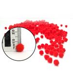 Red Pom Poms 8mm High Quality 50 to 500 Pack Xmas Craft Tiny Reindeer Nose etc