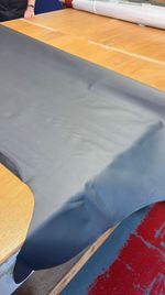Full Leather Cow Hide Grey AVIATION grade (50Sqft Approx) Auto Car Sofa, 