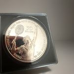 🥎 .925 Silver  1987 Niue  $50 Boris Becker Wimbledon Champ commemorative Coin.