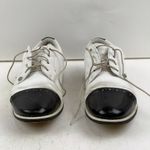G/FORE Gallivanter Women's 9.5 White Black Patent Leather Golf Shoes G4LC20EF04