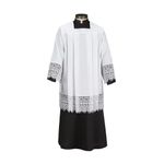 Traditional Budded Cross Lace Surplice, Sizes Small to Extra Large