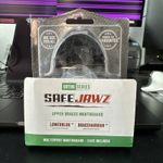 SafeJawz Mouthguard for Braces, One Size Re-mouldable Gum Shield with Black 