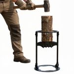 Heavy Duty Steel Log Splitter Kindling Cutter Manual Firewood Splitting Stand