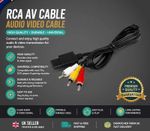 super nintendo SNES N64 Gamecube AV cable RCA Audio Video Cable TV Lead
