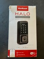 Kwikset HALO Black Single-Cylinder Keypad Electronic Smart Lock Touchscreen WiFi