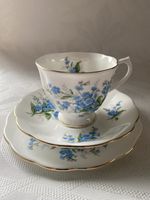 Royal Albert Forget Me Knots, Trio vintage Collectible