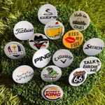 15 x 25mm GOLF THEMED  PLASTIC STUDDED  GOLF BALL MARKERS   FREE U.K. P&P
