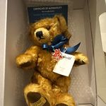 Steiff London 2012 Olympic Teddy Bear Mohair Small 15-35cm Box COA