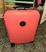 Kipling Curiosity S Hard Shell Cabin Sized Suitcase – Fresh Coral