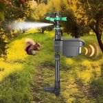 Solar Animal Water Spray Sprinkler Sensor Motion Activated Cat Deer Dog Driven