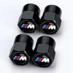 New 4x Dust Caps Tyre Valve Caps for BMW M Sport Black 1, 2, 3, 4, 5, 6 Series