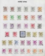 HONG KONG 1937-1949 GVI Useful assembly mint and - 45061